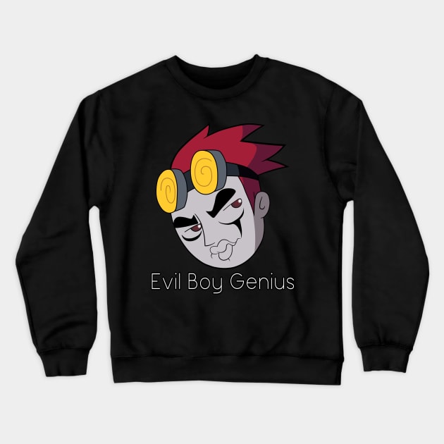 Jack Spicer, Evil Boy Genius Crewneck Sweatshirt by eatyourmattress